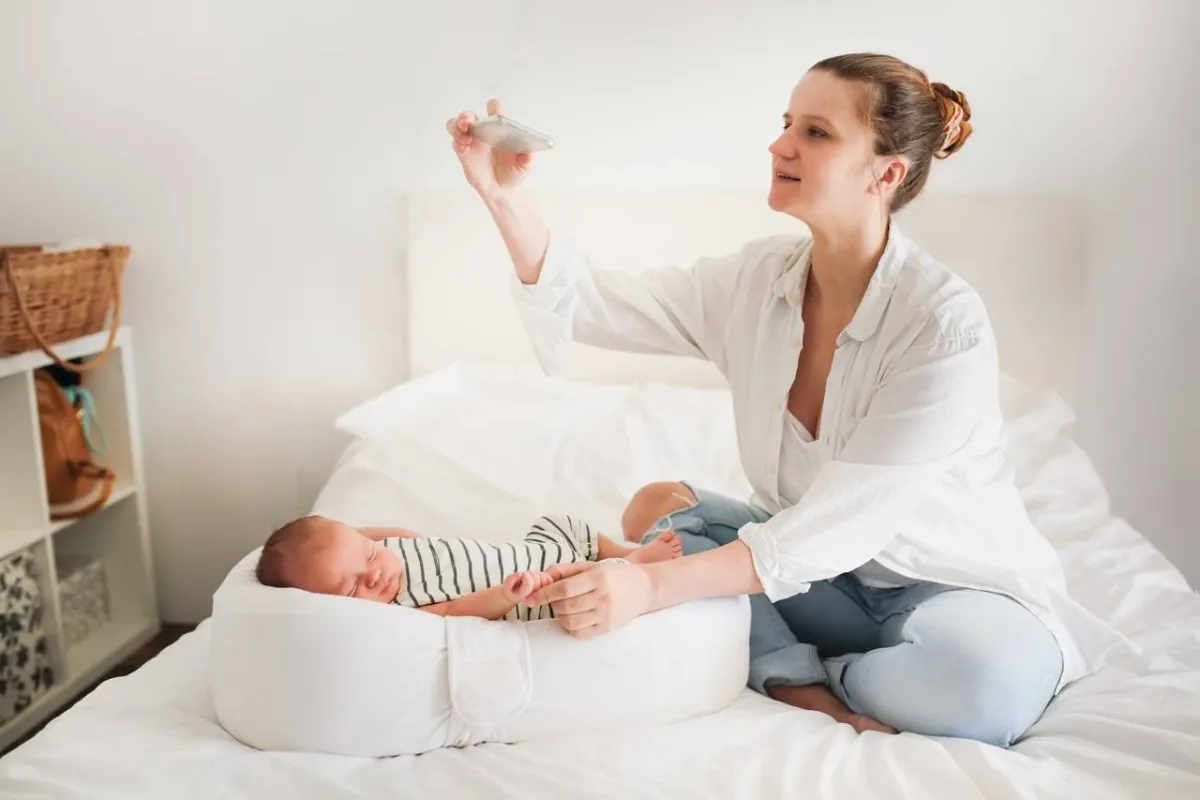 صورة مع المولود