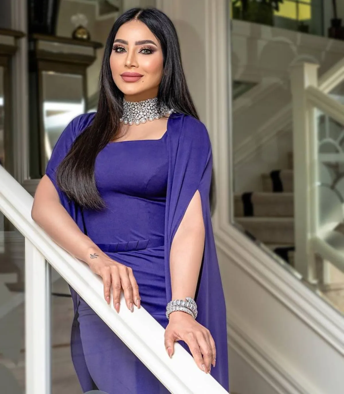 لجين عمران-الصورة من حساب charbel karam couture على انستغرام