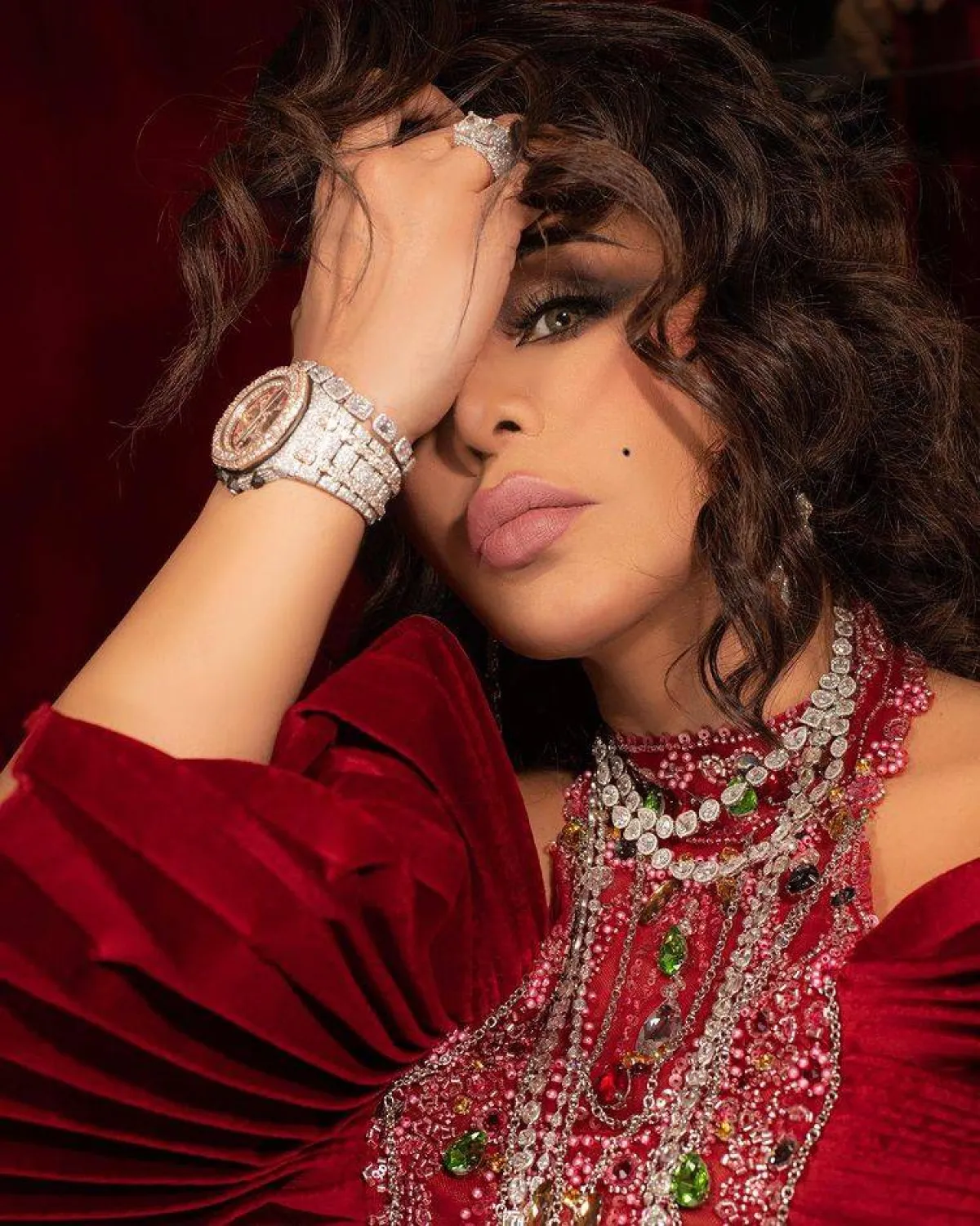 أحلام الشامسي-الصورة من حساب النجمة على انستغرام