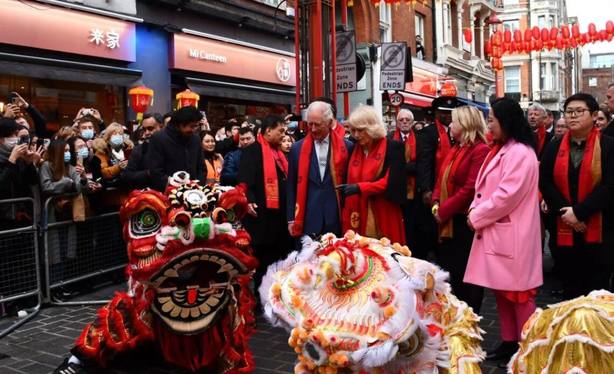 الأمير تشارلز وكاميلا في إحتفالات السنة القمرية الجديدة- الصورة من موقع Royal Central