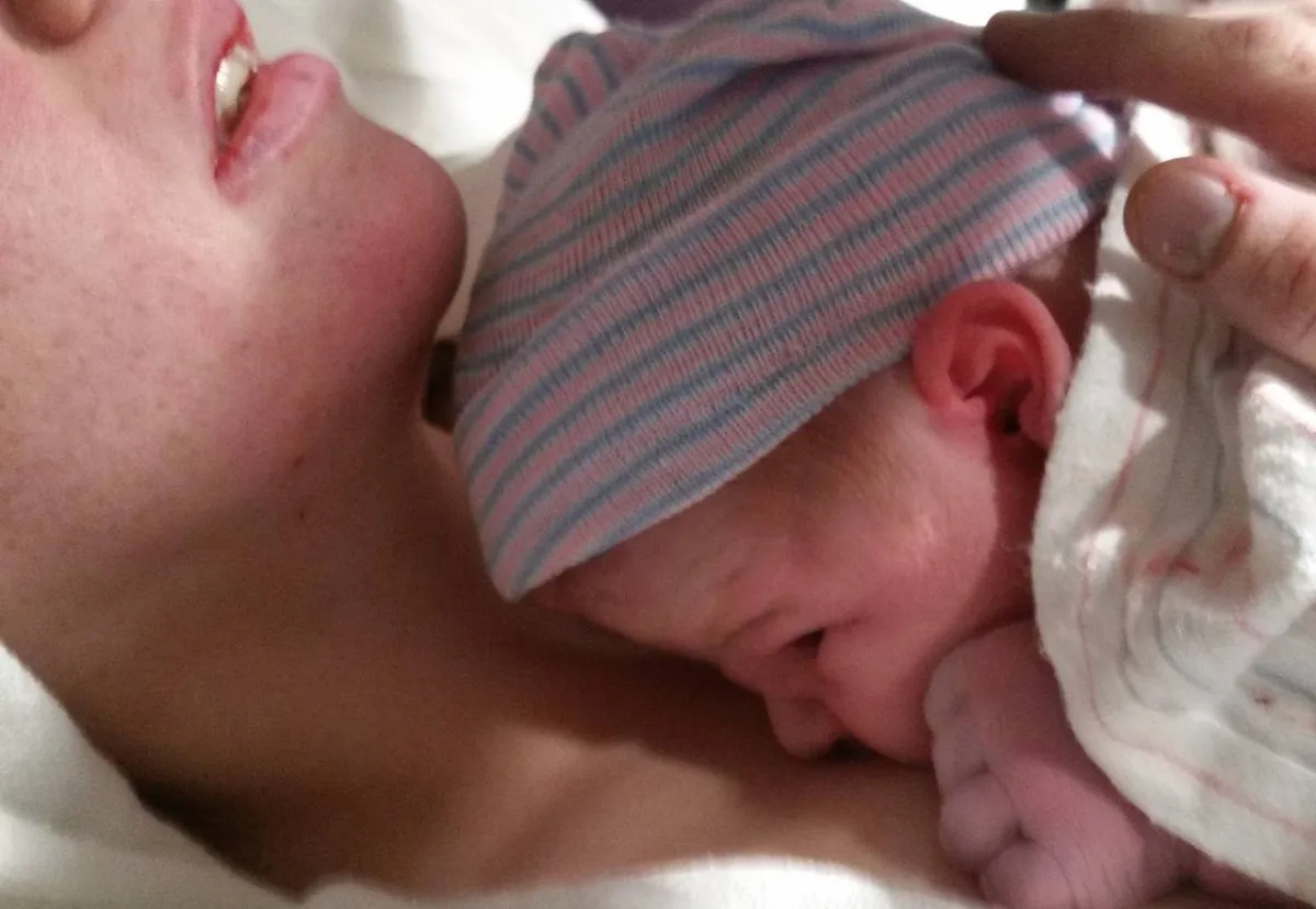 صورة لأم بعد الولادة