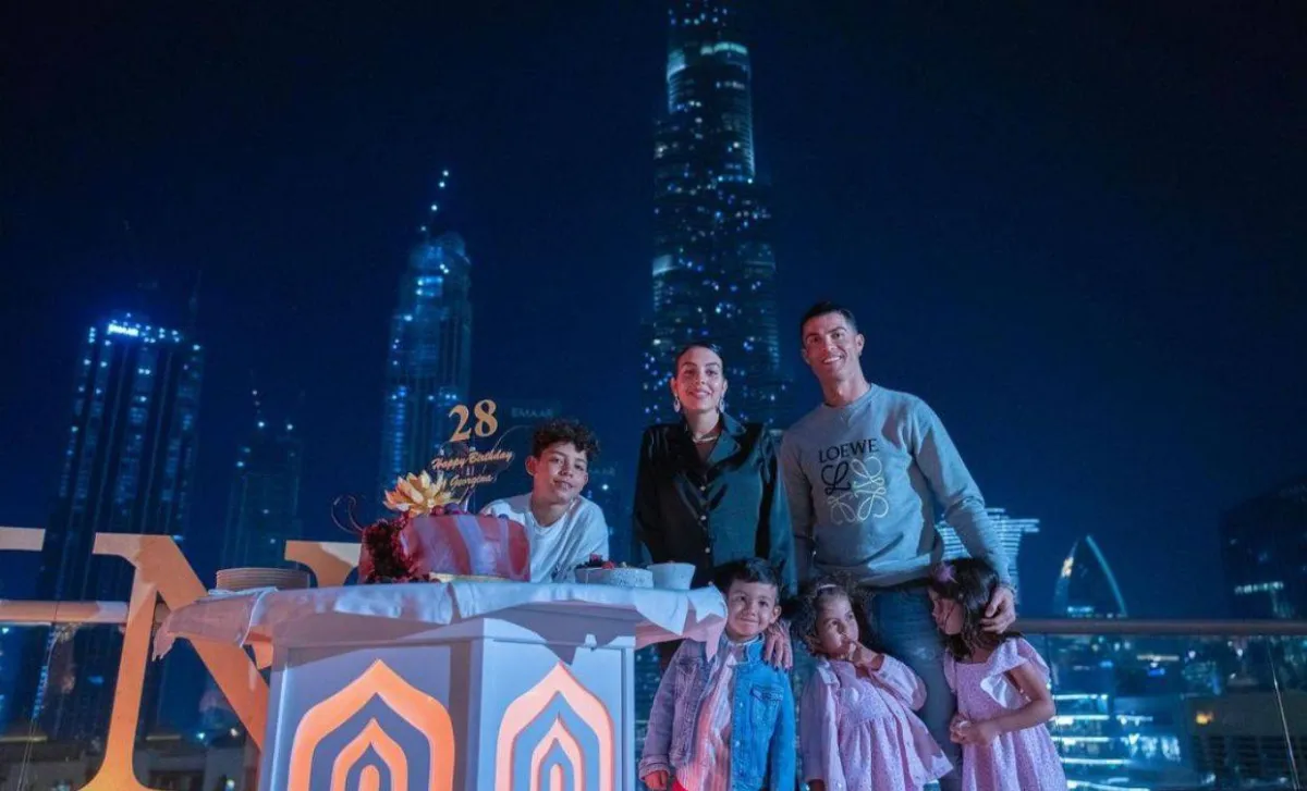 عائلة رونالدو - الصورة من حساب جورجينا على إنستغرام