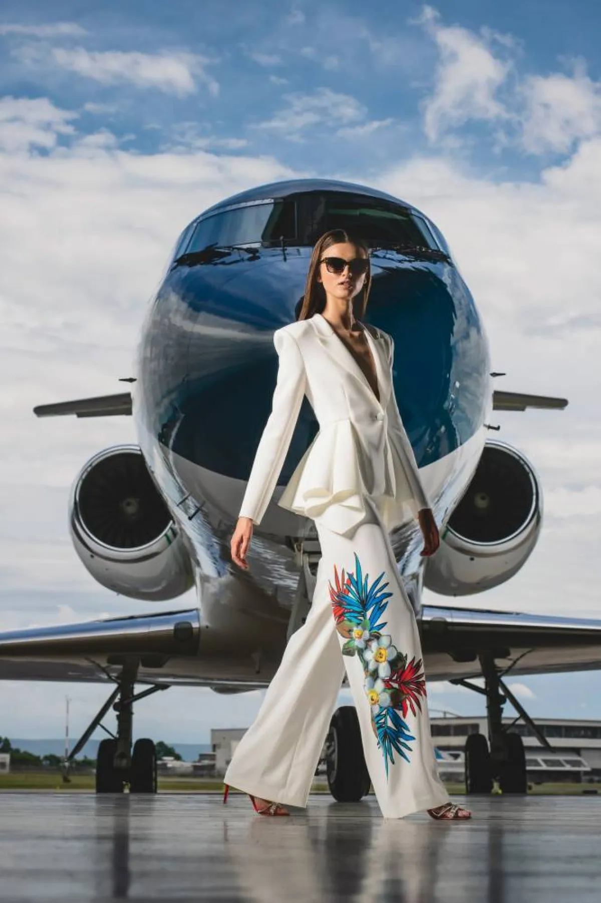 إطلالات بطبعات الزهور