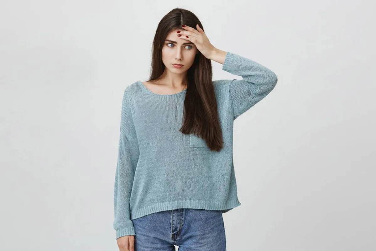 صورة لحامل تعاني من الصداع