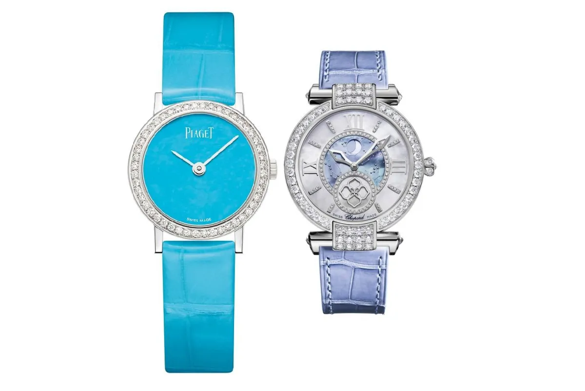 موديلات ساعات باللون الأزرق الفاتح 2022