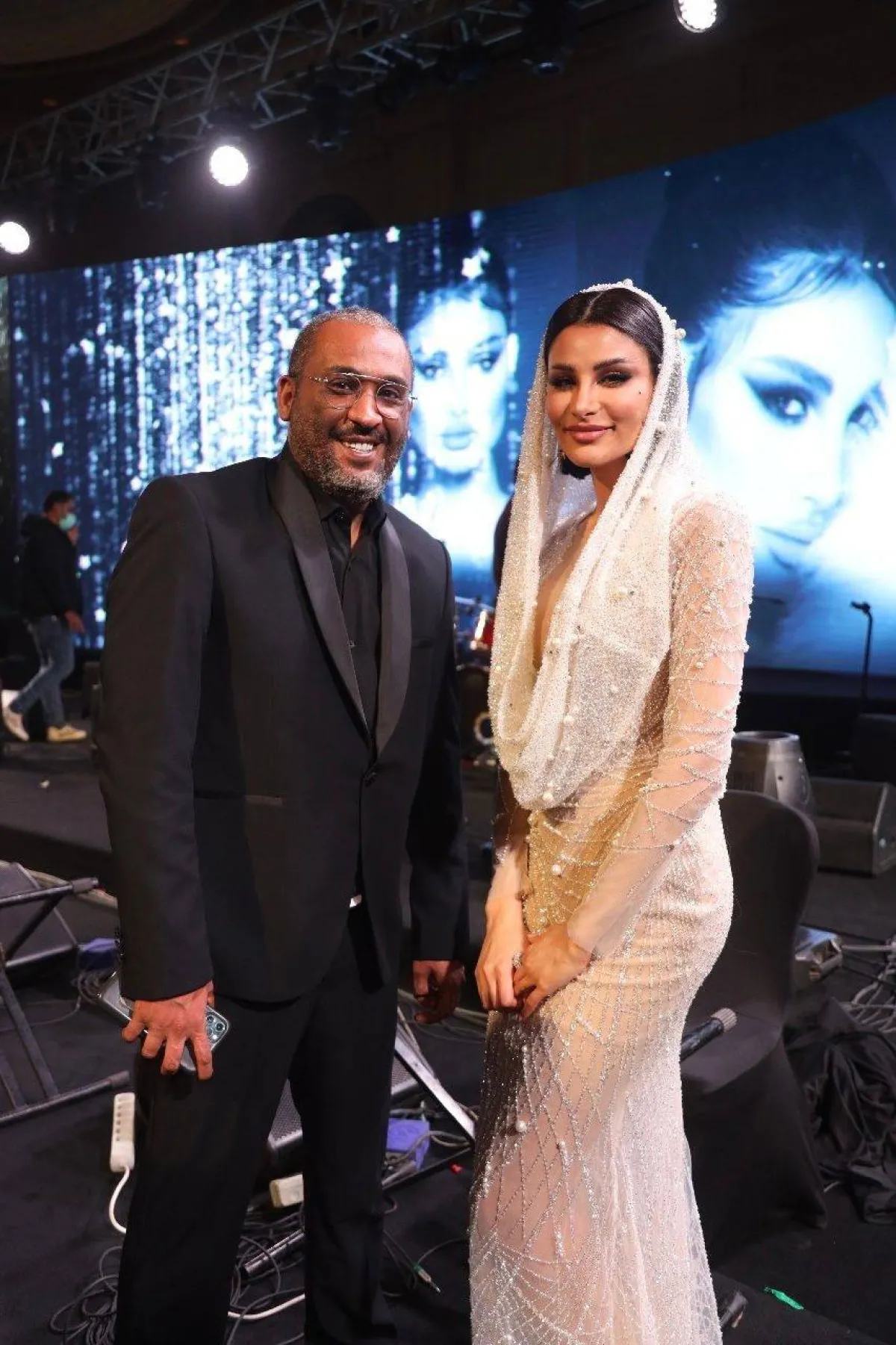 أميمة طالب - الصورة من المسؤول الإعلامي للحفل