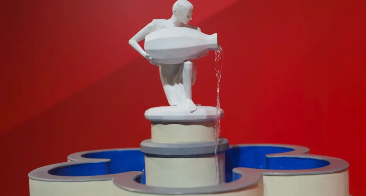 أعمال فنية للفنانة نبوتشي - الصورة من حساب بينالي الدرعية للفن المعاصر على تويتر