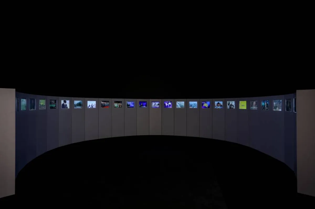 البث المتزامن عمل فني في الدرعية - الصورة من حساب الدرعية على تويتر