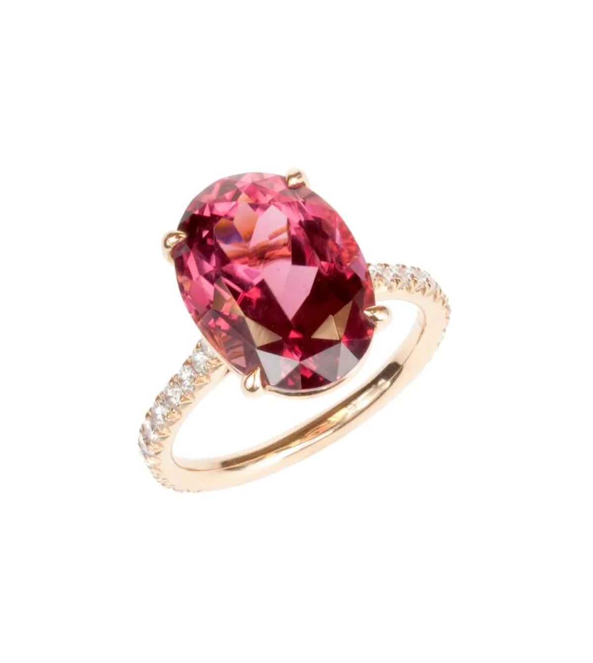 خاتم مرصع بحجر التورمالين من Heffern