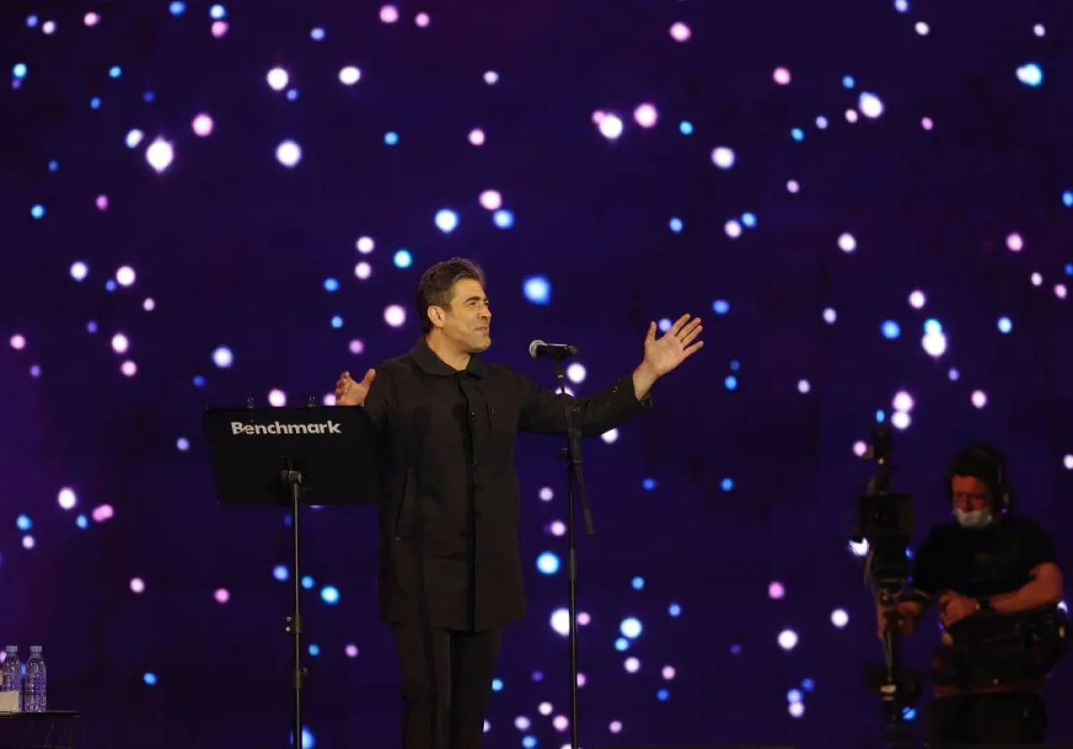 الفنان وائل كفوري - تصوير صالح الغنام