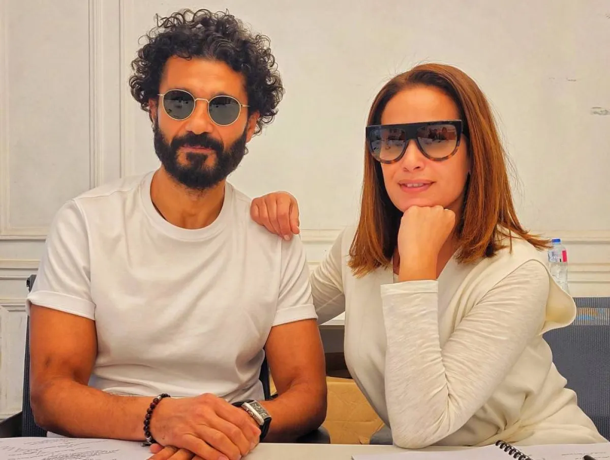 خالد النبوي وهند صبري - الصورة من حسابه على انستغرام