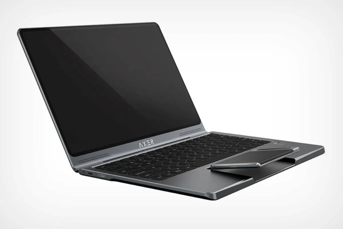 صورة الكمبيوتر المحمول المصمم للمستقبل