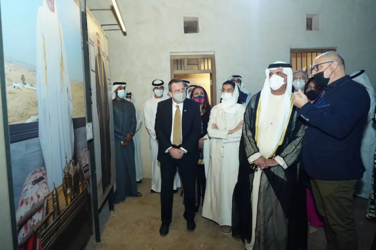 انطلاق فعاليات الدورة العاشرة من مهرجان رأس الخيمة للفنون البصرية - الصورة من الحساب الرسمي للمكتب الإعلامي لحكومة رأس الخيمة على تويتر