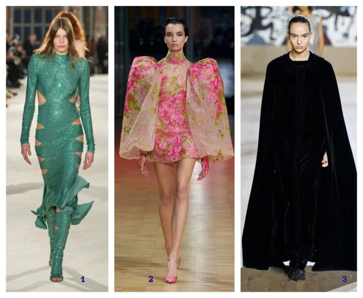 فساتين بأكمام ضخمة من عروض باريس للموضة الراقية لصيف 2022