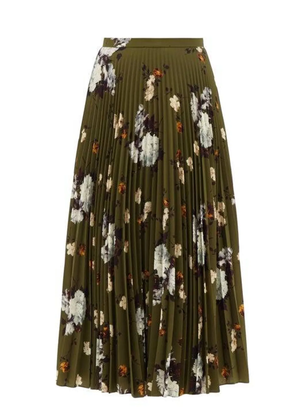 موديلات تنانير مطبّعة بالورود