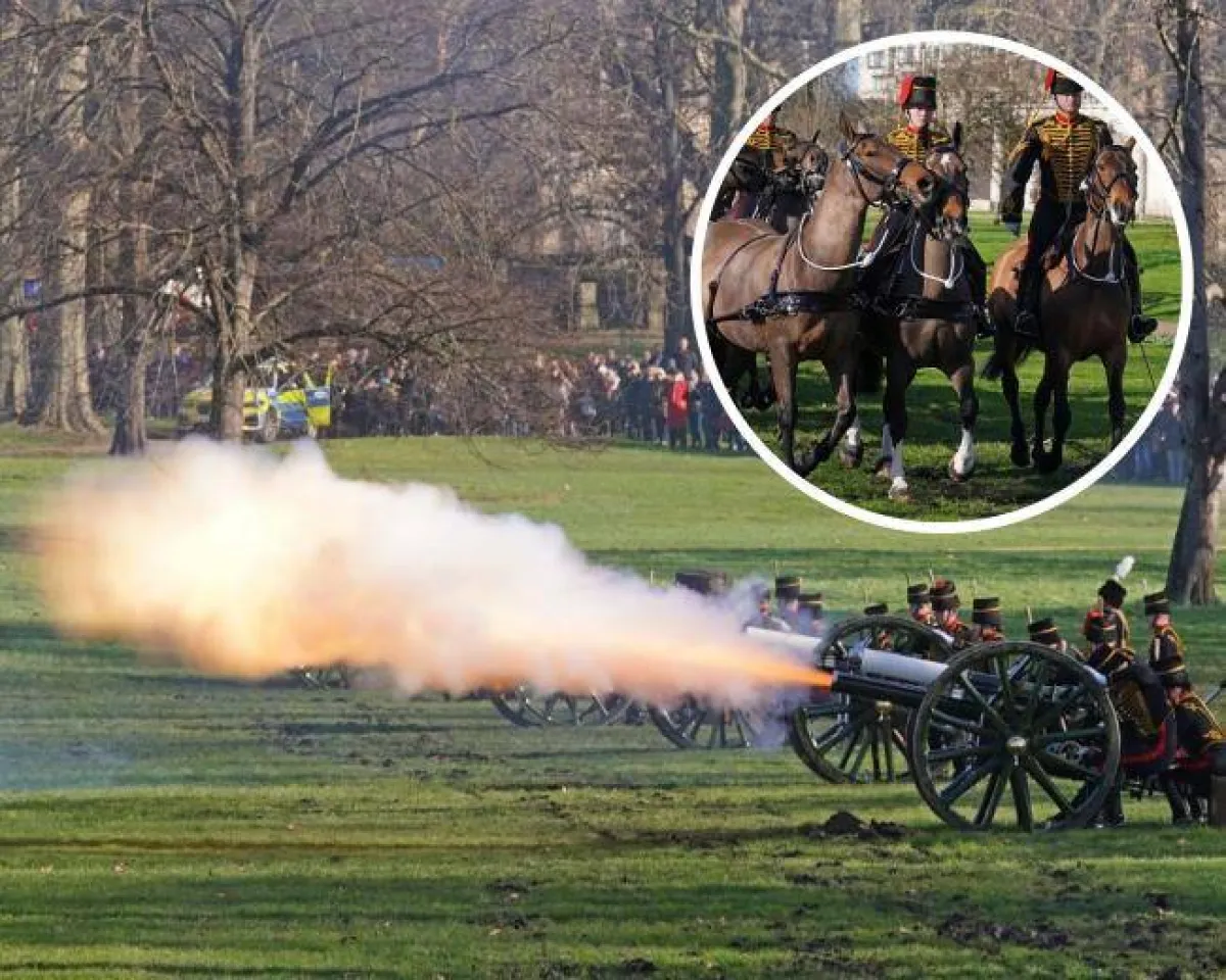 إطلاق النيران إحتفالاً باليوبيل البلاتيني للملكة- الصورة من موقع Oxford Mail