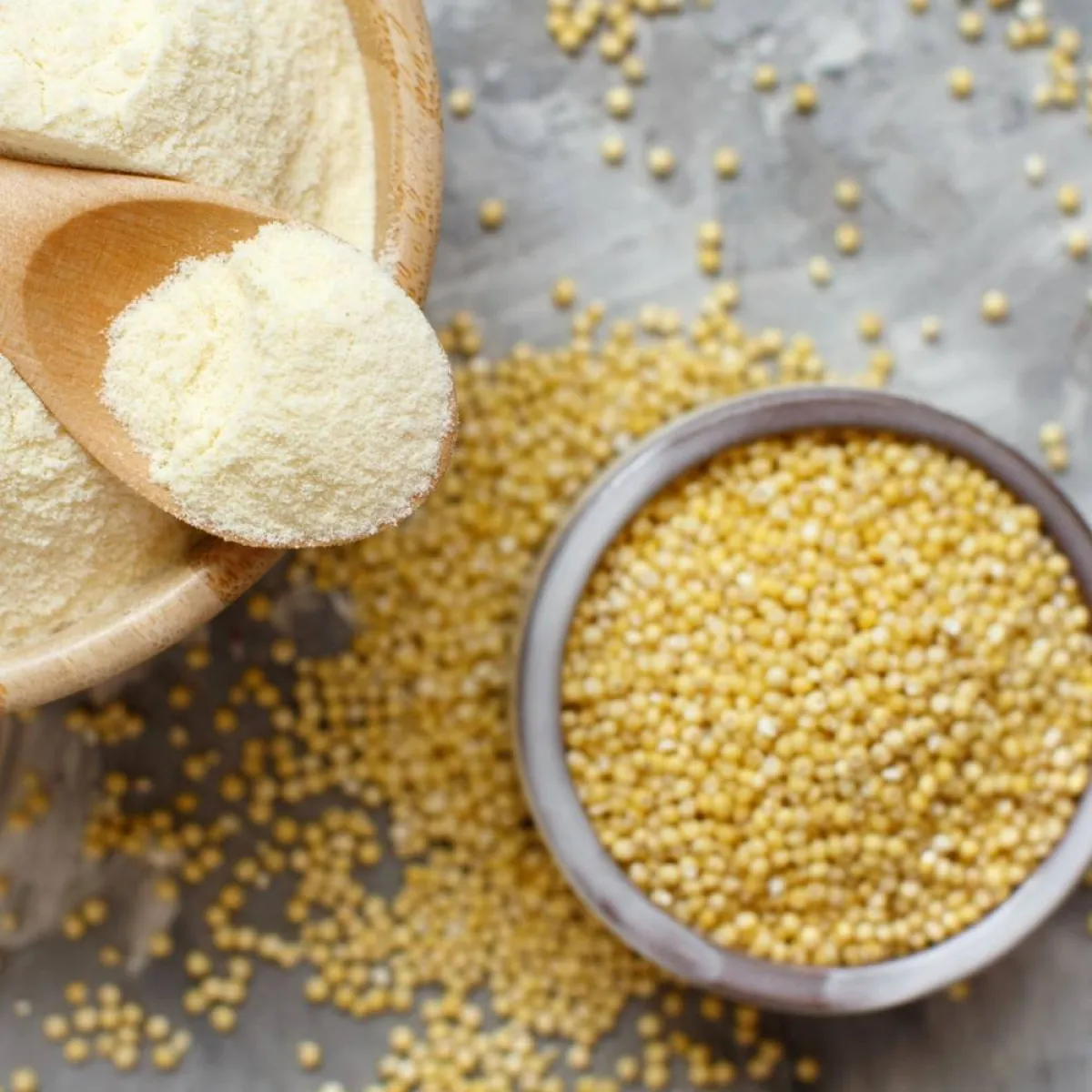 صورة لدقيق الدُّخن