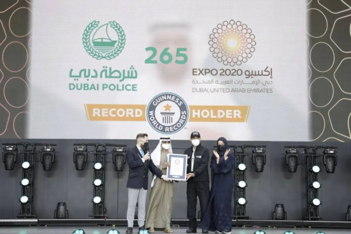 شهد الاحتفال الشيخ نهيان بن مبارك آل نهيان . الصورة من "وام"