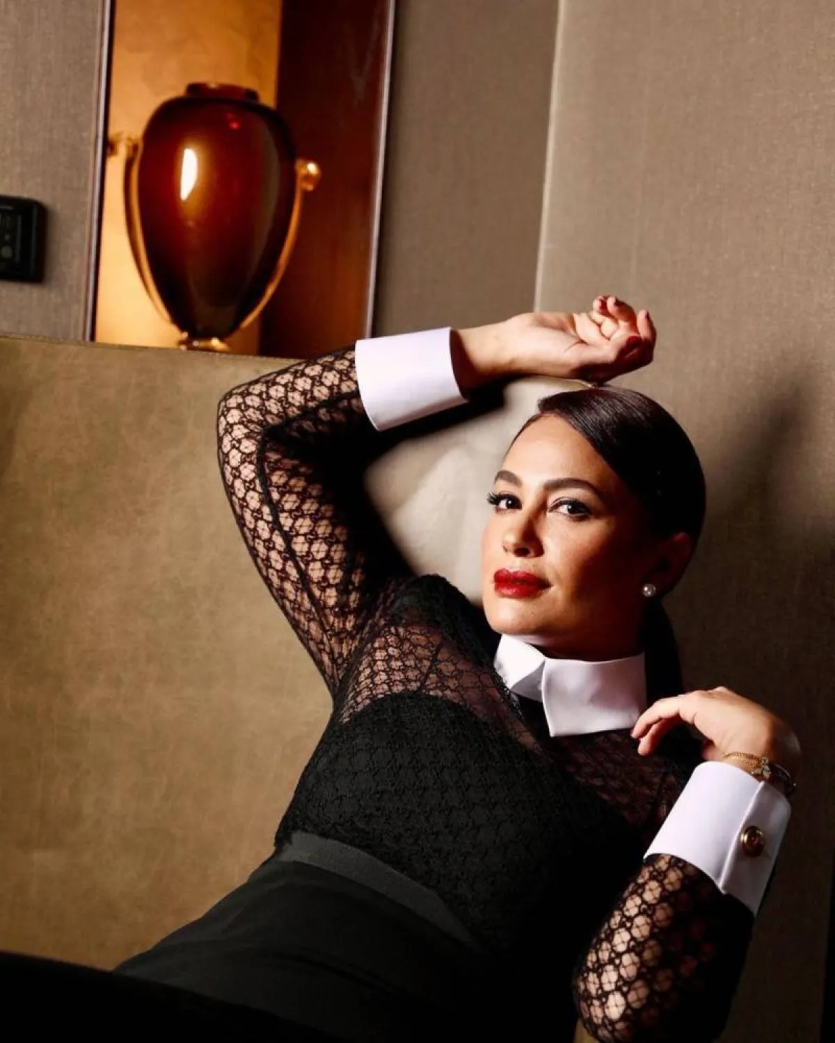 النجمة هند صبري - الصورة من حسابها على انستغرام