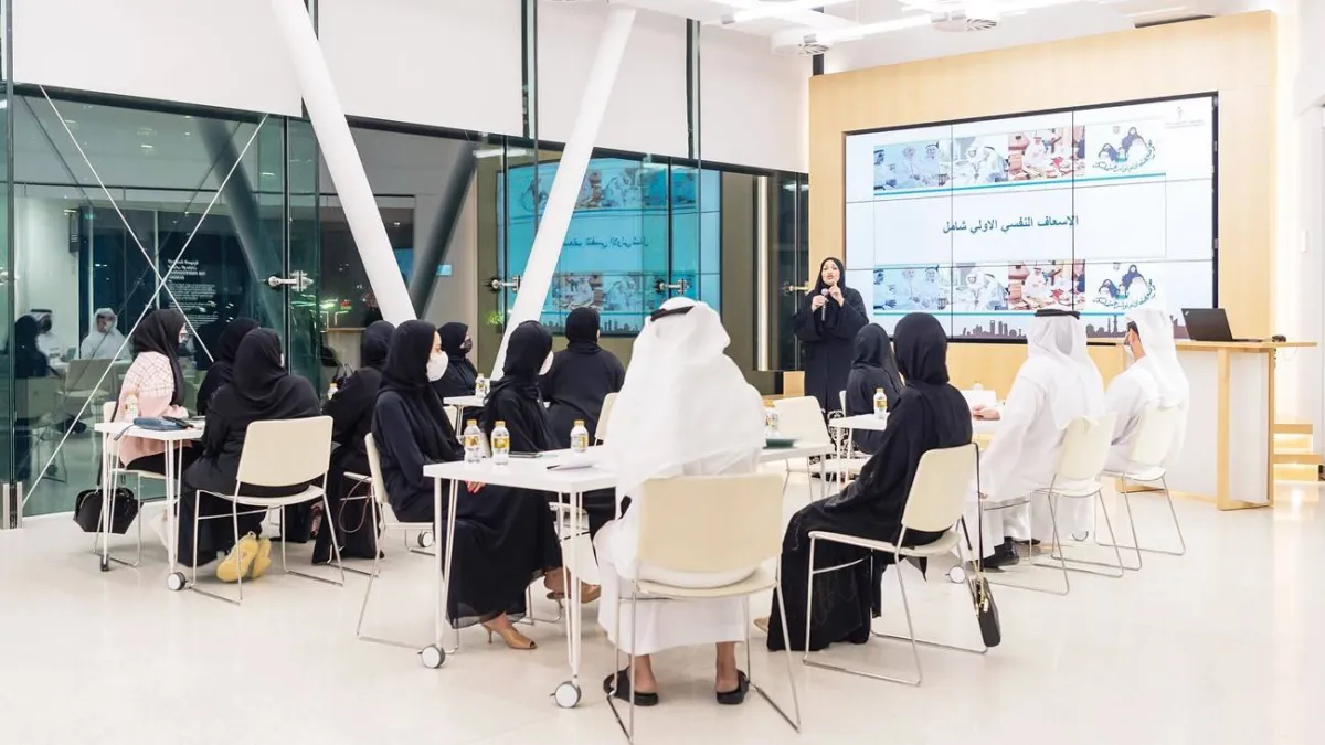 إطلاق مبادرة مستشار في كل أسرة في أبوظبي. الصورة من تويتر مؤسسة التنمية الأسرية