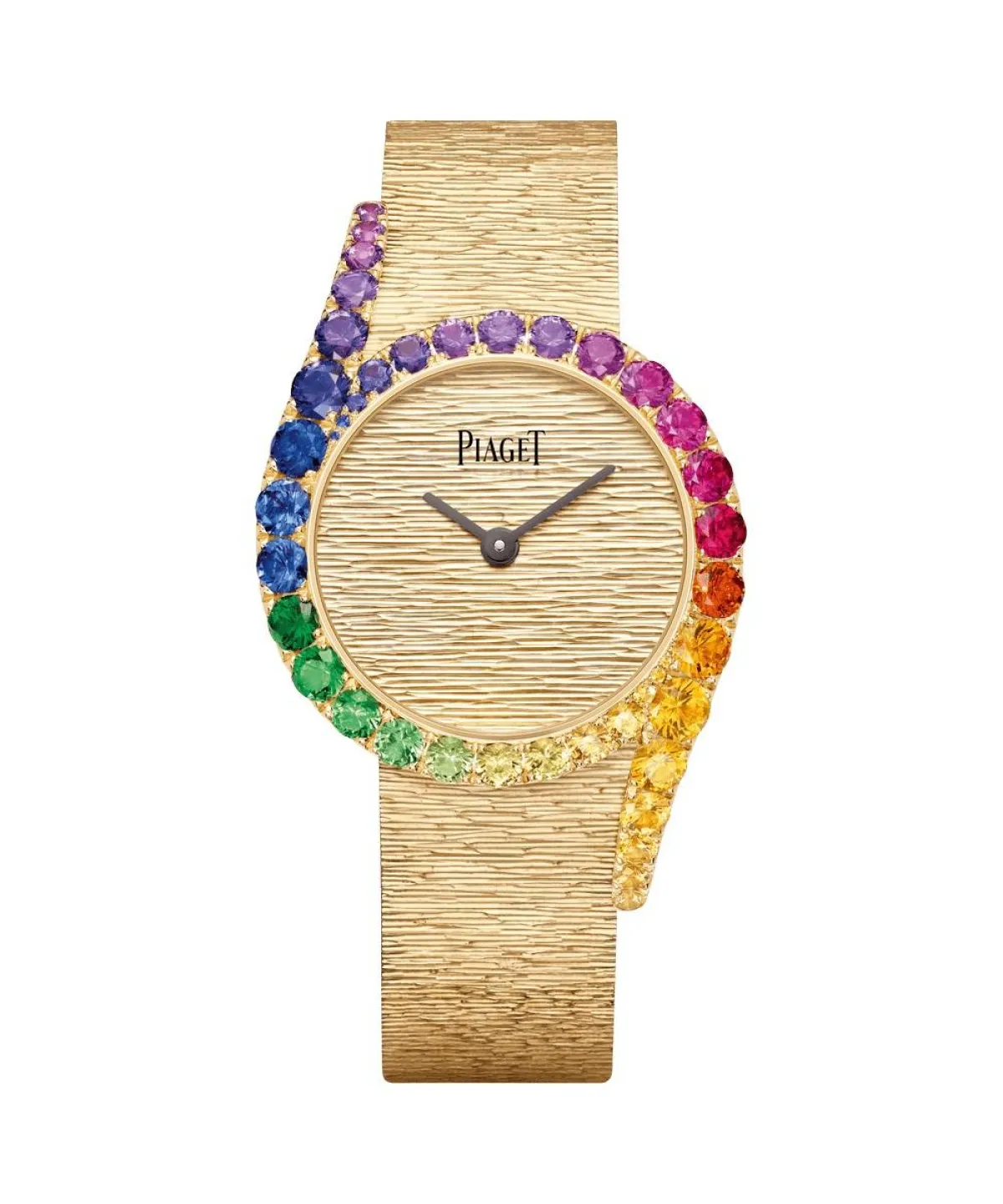 ساعة مرصعة بفصوص ملونة من بياجيه Piaget