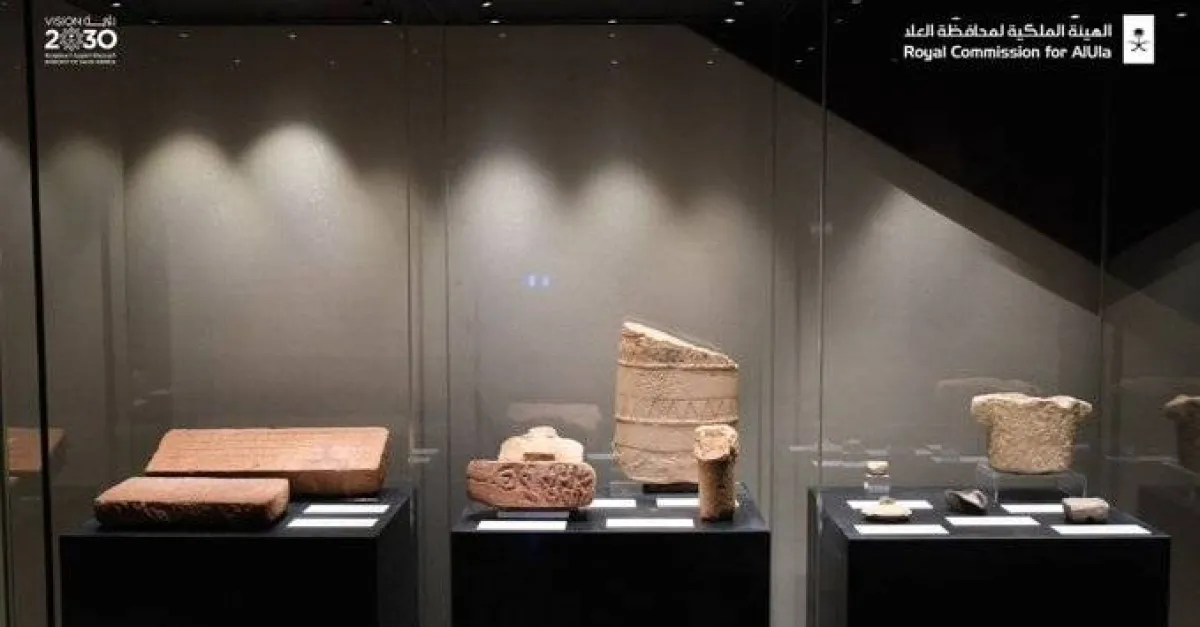28 قطعة أثرية من العلا تبهر زوار جناح المملكة في معرض إكسبو 2020