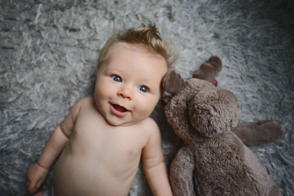 صورة لمولود بصحة جيدة