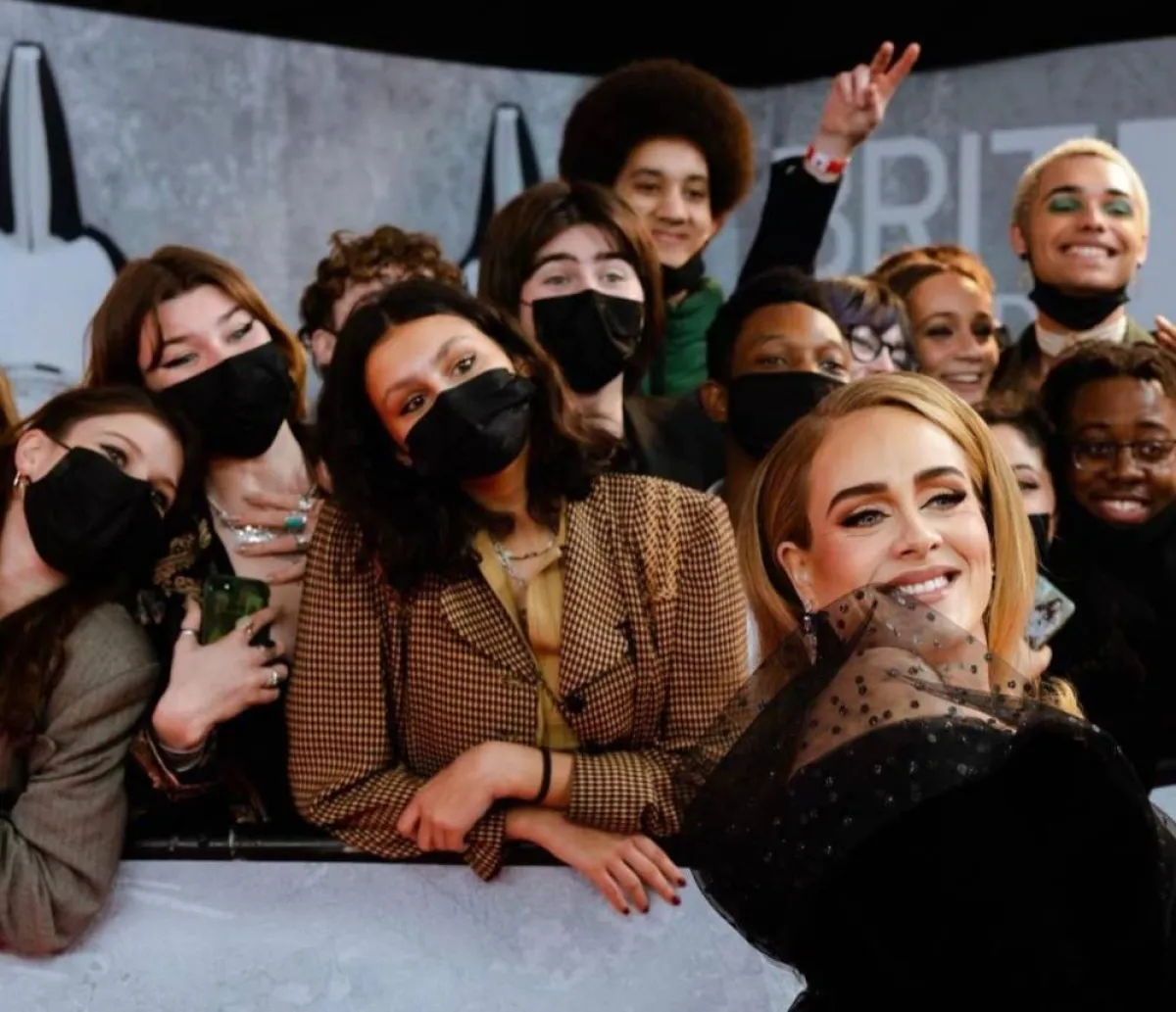 أديل في حفل Brit -الصورة من حسابها في إنستغرام