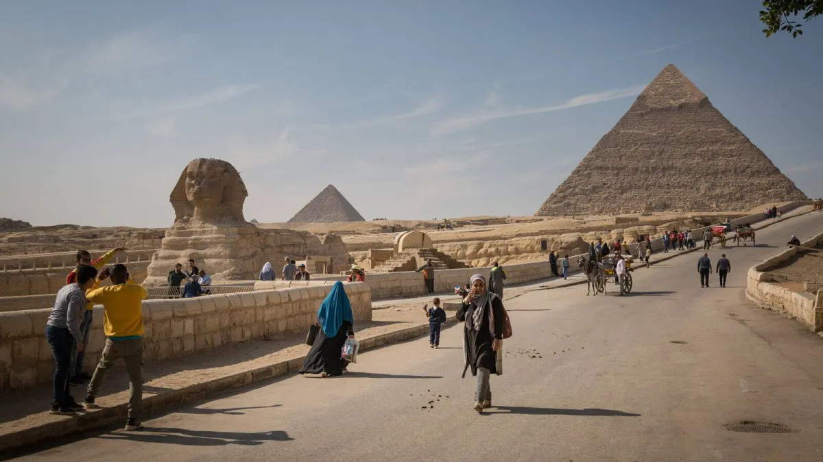 صورة الأهرامات وأبو الهول