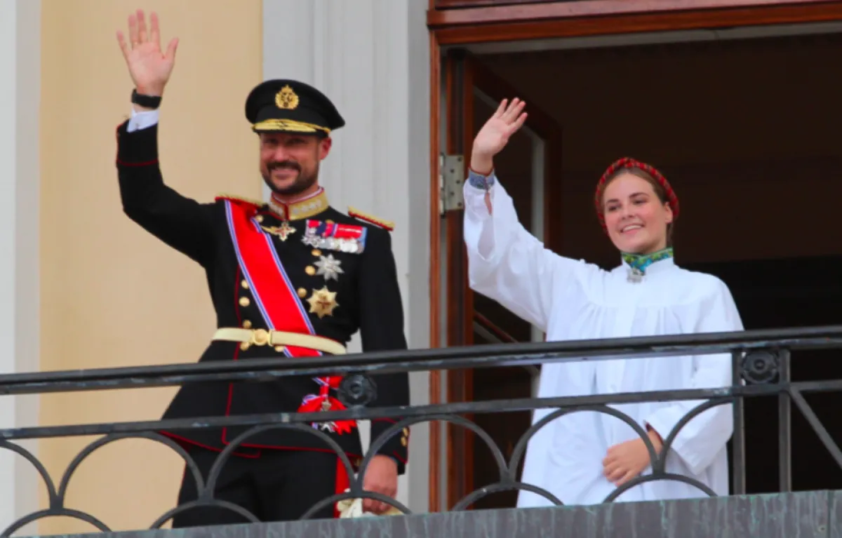 الأمير هاكون وابنته الأميرة إنغريد ألكسندرا- الصورة من موقع Royal Central