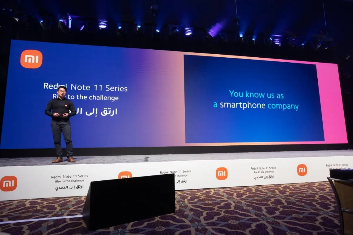 لقطة في حفل إطلاق سلسلة Redmi Note 11 في السعوديّة