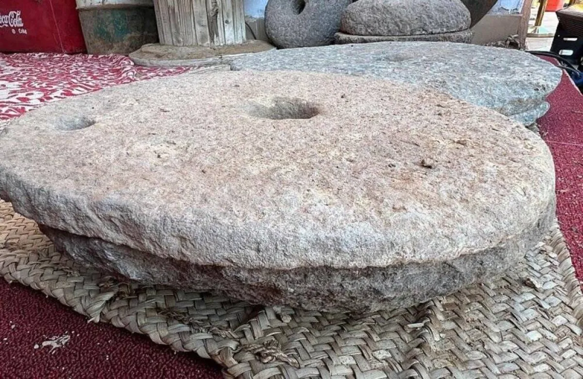 الرحى من المقتنيات التراثية القديمة