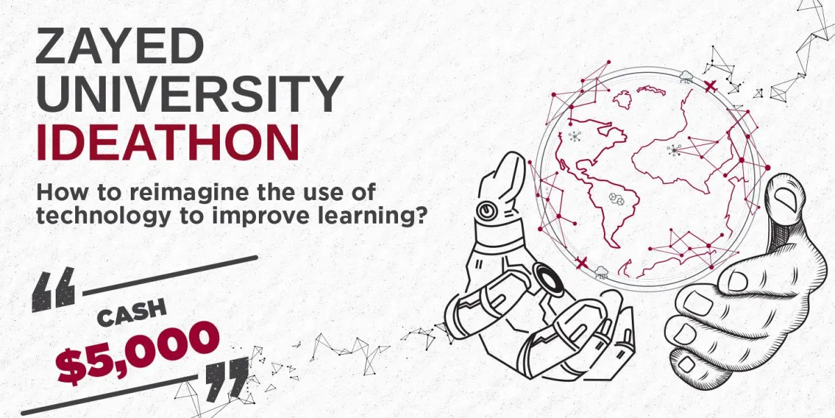 جامعة زايد تطلق مسابقة "آيدياثون" لحث الطلبة على الابتكار -الصورة من الموقع الإلكتروني للجامعة