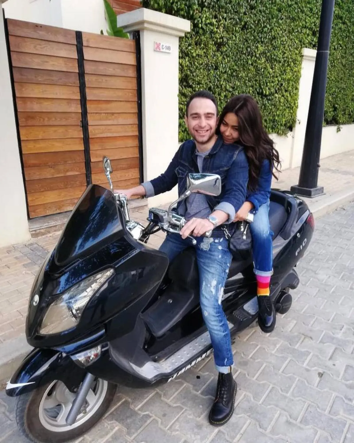 شيرين وحسام حبيب - الصورة من حسابها على انستغرام