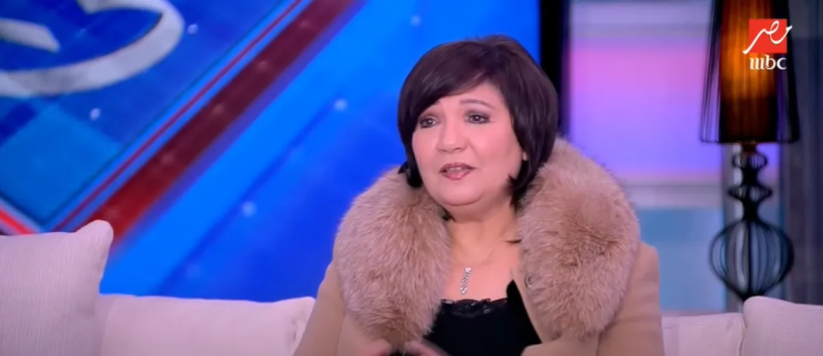 عايدة رياض خلال لقائها مع برنامج كلام الناس - الصورة من حسابها شاشة إم بي سي مصر على يوتيوب