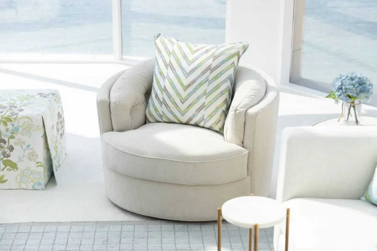  في المساحة الواحدة، لا بدّ من دمج القطع ذات الخطوط المنحنية بالقطع مستقيمة الأشكال