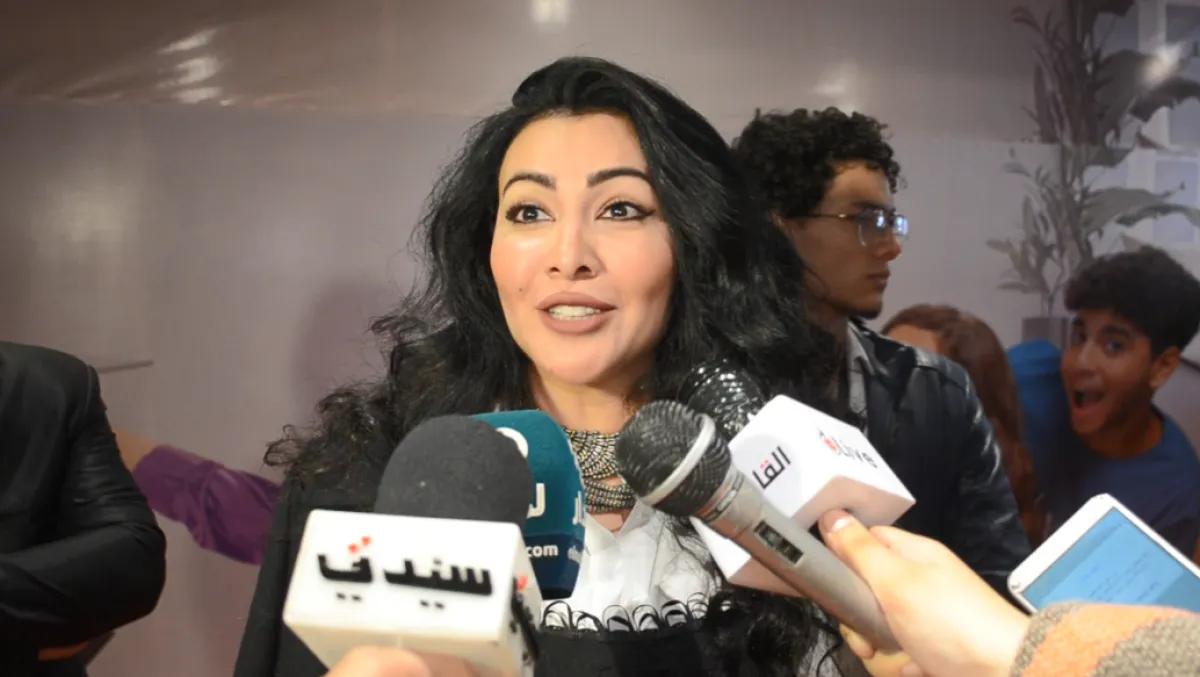 ميرهان حسين خلال لقائها بكاميرا سيدتي - الصورة خاصة بسيدتي