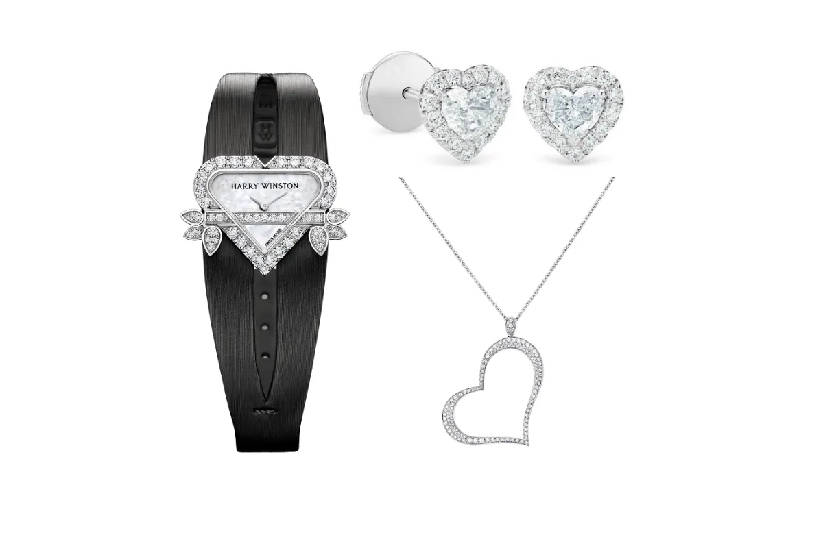 دللي نفسك بمجوهرات ثمينة على شكل قلب في يوم الحب