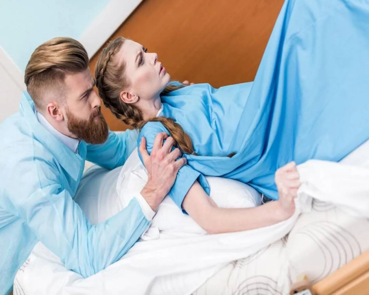 صورة لحامل تعاني من تسمم الحمل