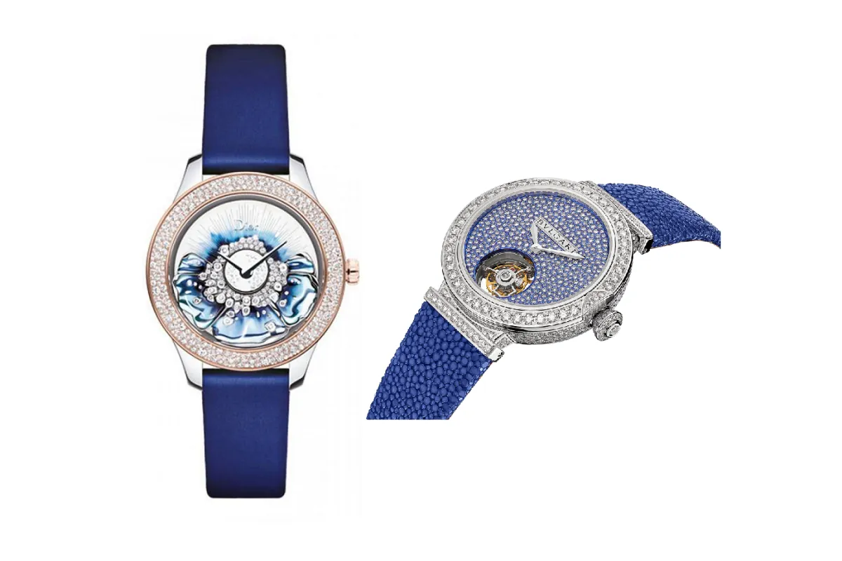 موديلات ساعات باللون الأزرق 2022