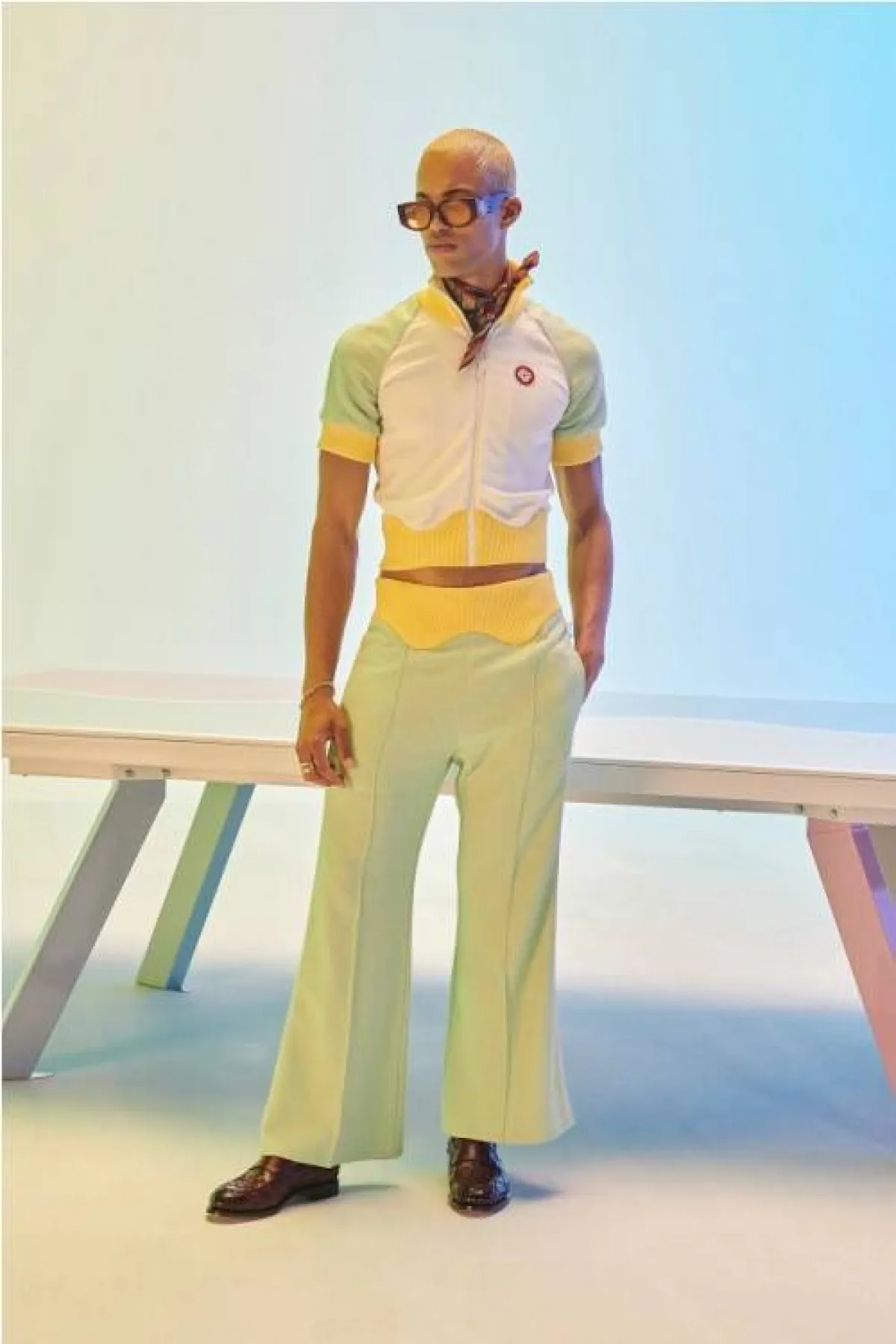 بنطلون قماش صيفي من كازابلانكا  Casablanca