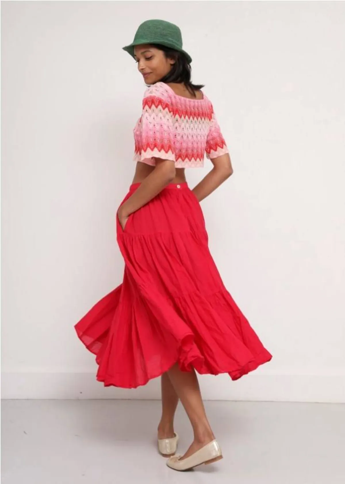 موديلات تنانير ميدي من أنييس بي  Agnes B