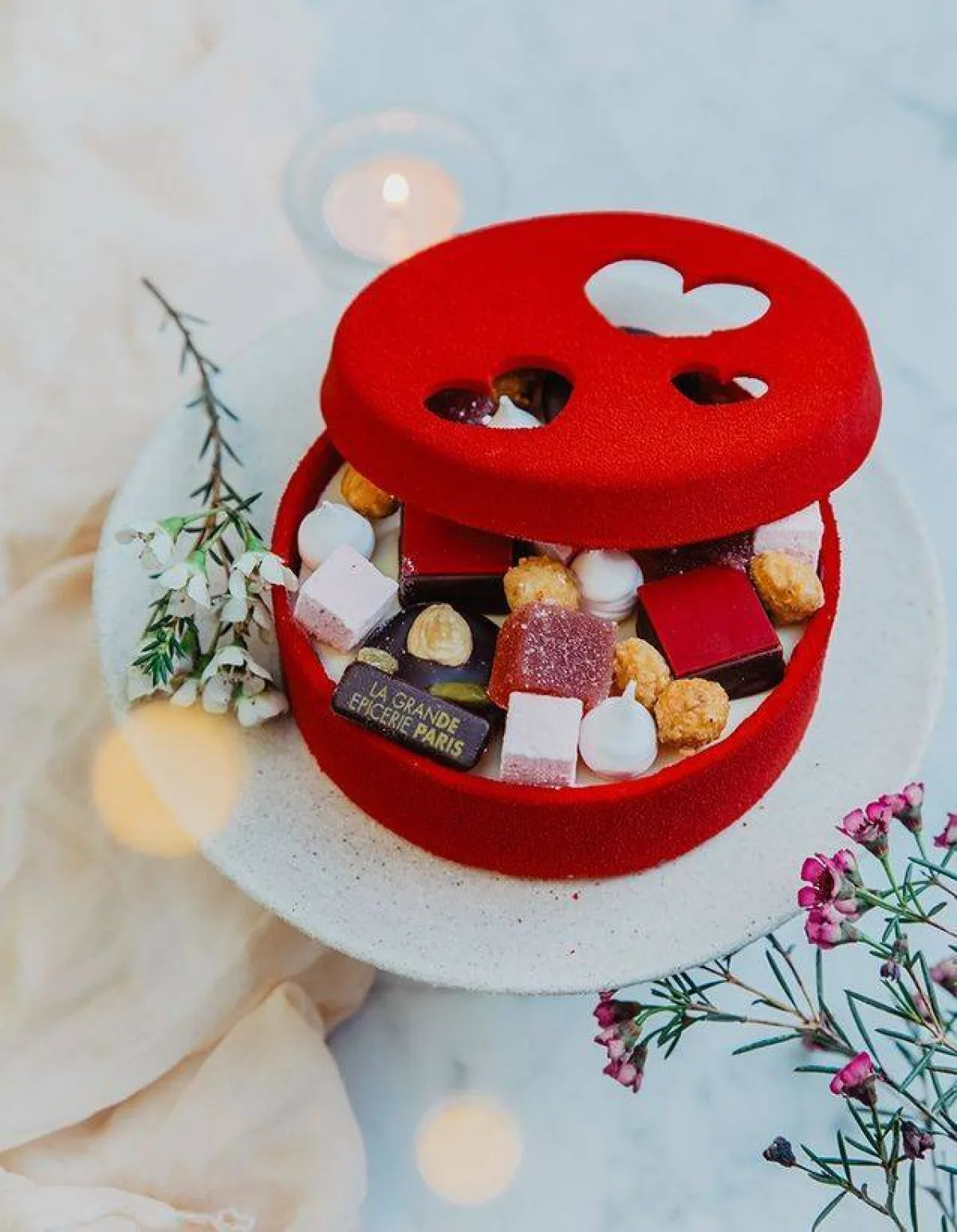 نموذج  لحلويات يوم الحب بباريس 