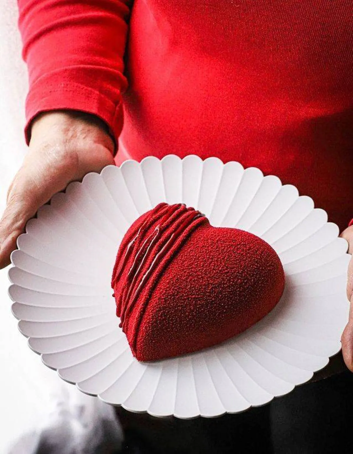 قطعة غاتو بمناسبة يوم الحب