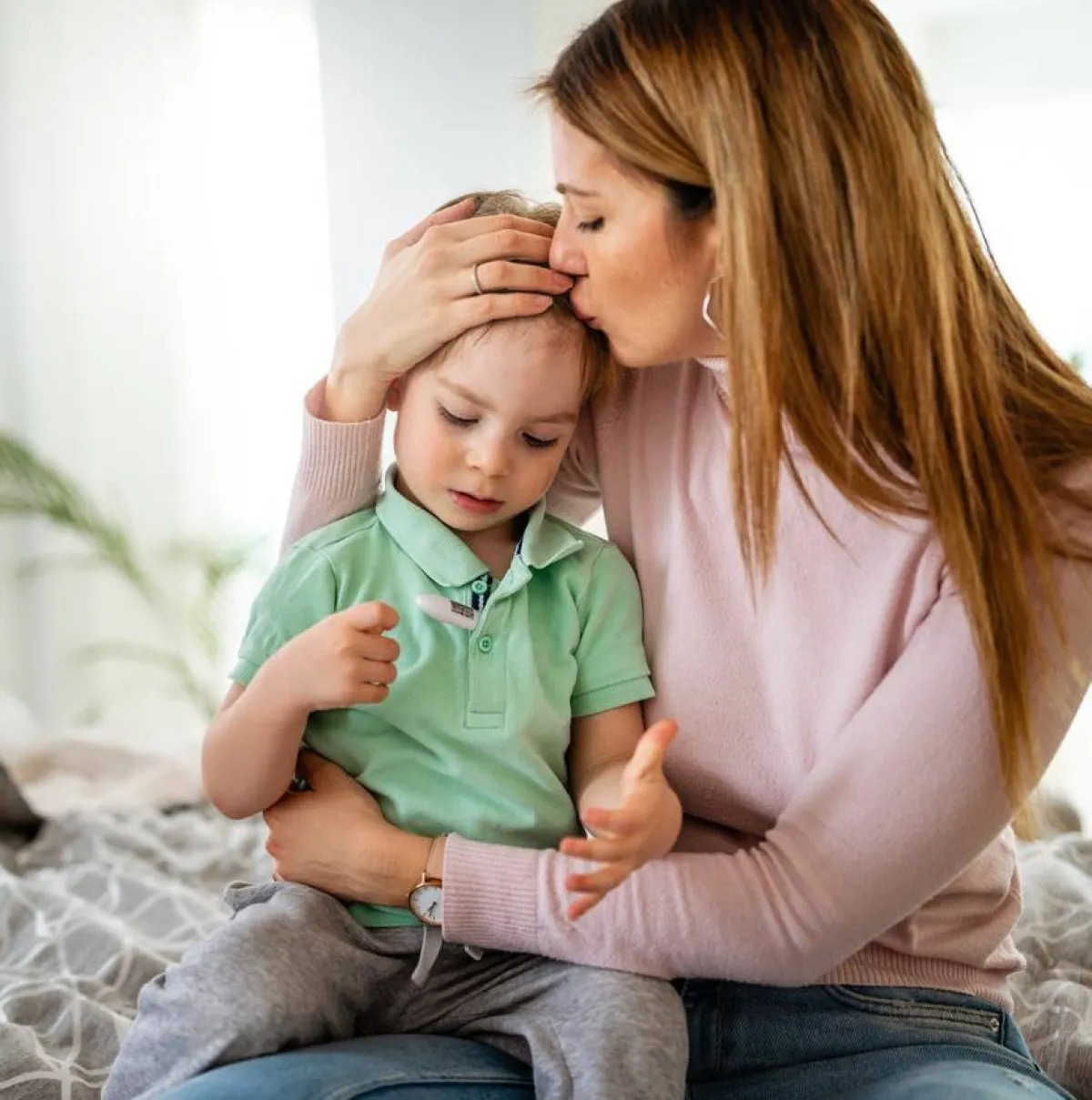 صورة لطفل مريض