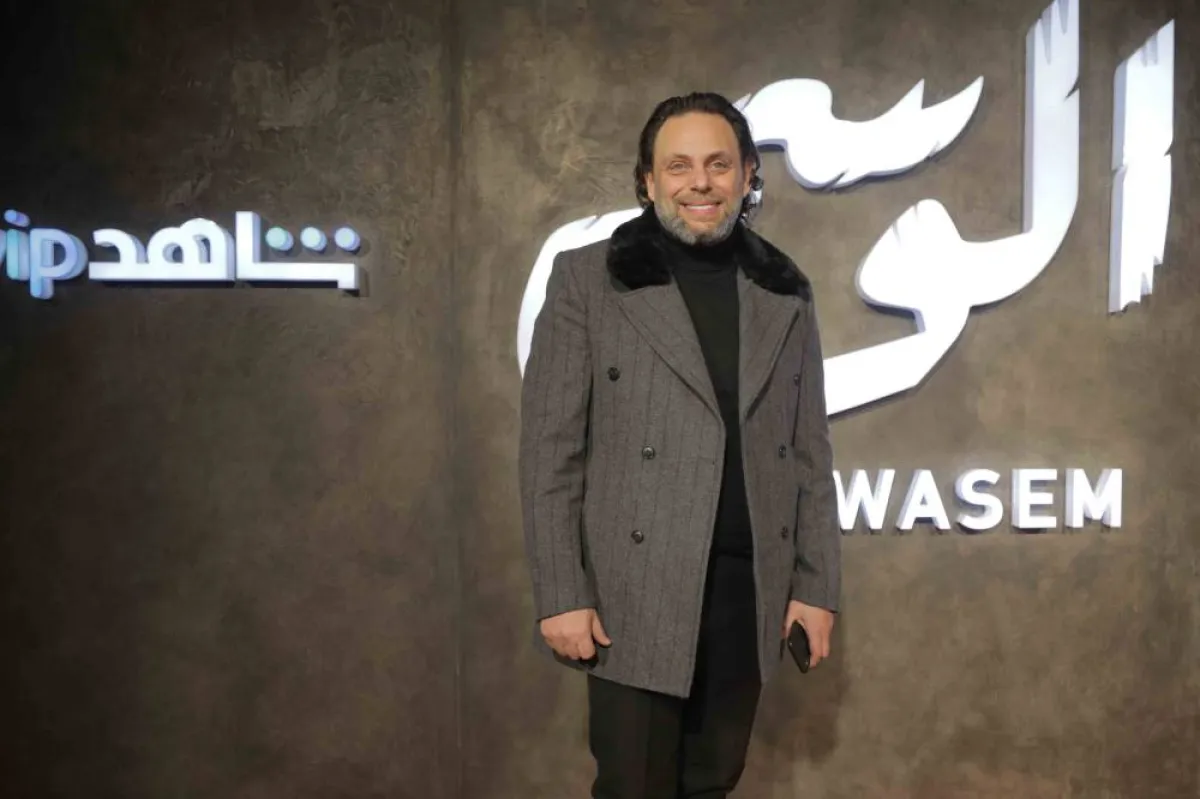 سيف الدين سبيعي على السجادة الحمراء لاحتفالية الأمس لانطلاق مسلسل الوسم - الصورة من المسؤول الإعلامي لمجموعة الـmbc