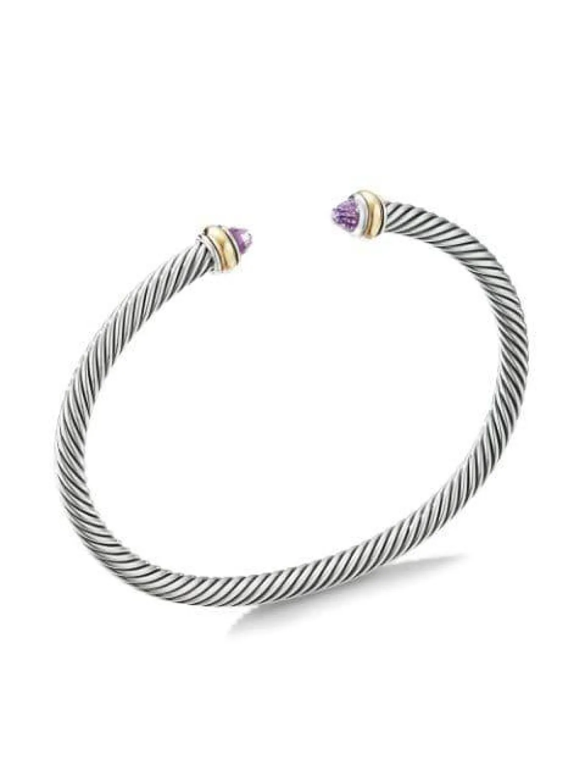 سوار  مرصع بحجر الجمشت من ديفيد يورمان David Yurman