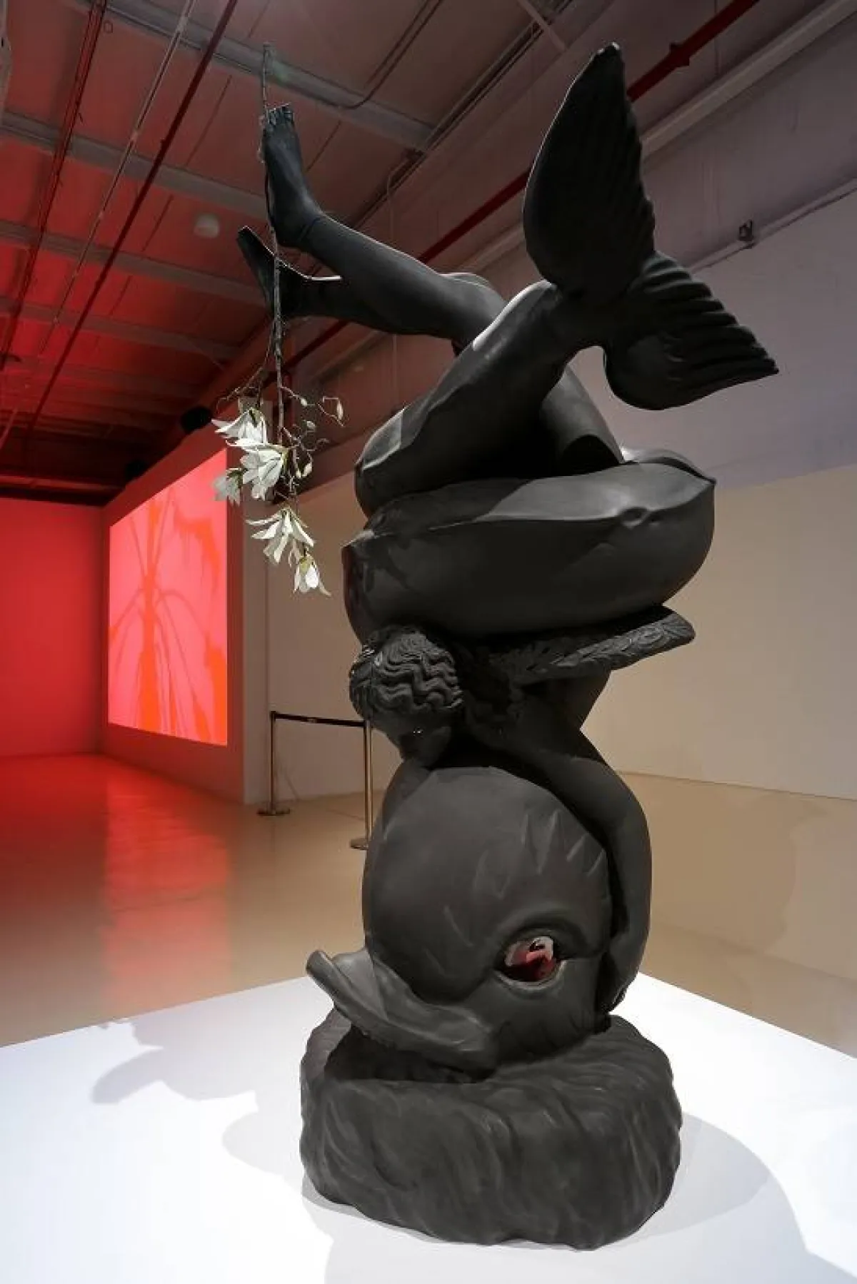 كل شيء مباح في الحلم والحرب - الصورة من حساب بينالي الدرعية على تويتر