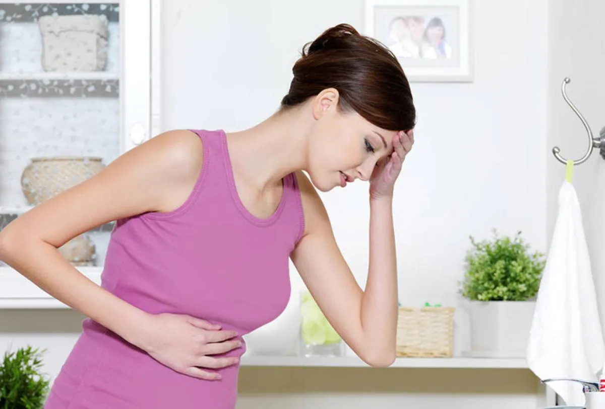 صورة لحامل تتوجع