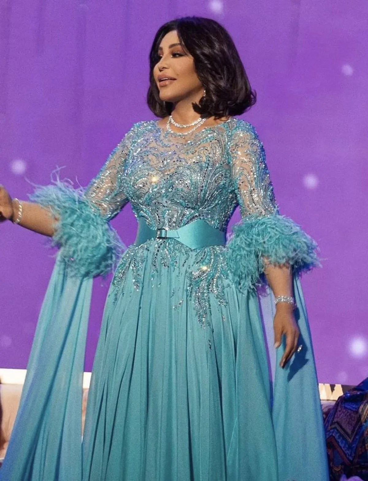 فستان بالريش